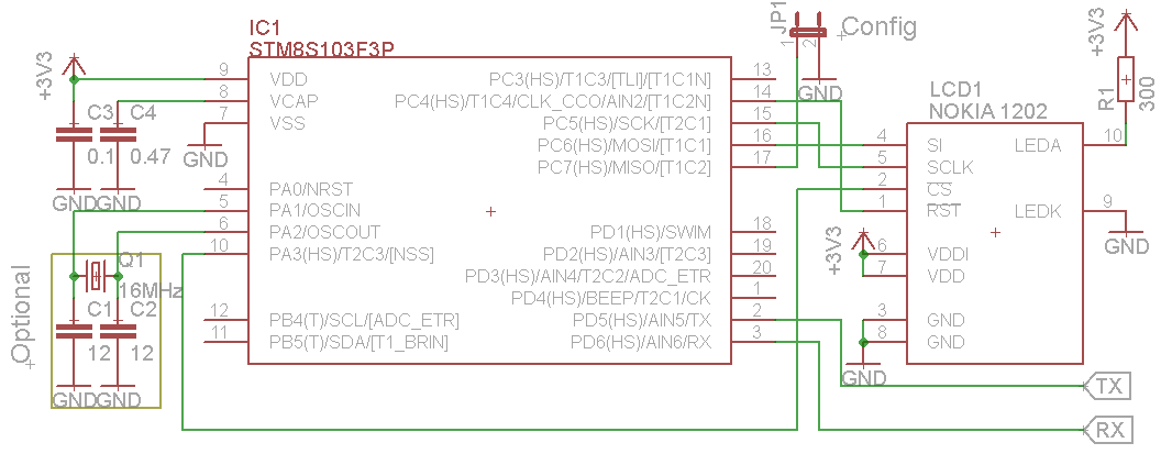 Пробная схема подключения