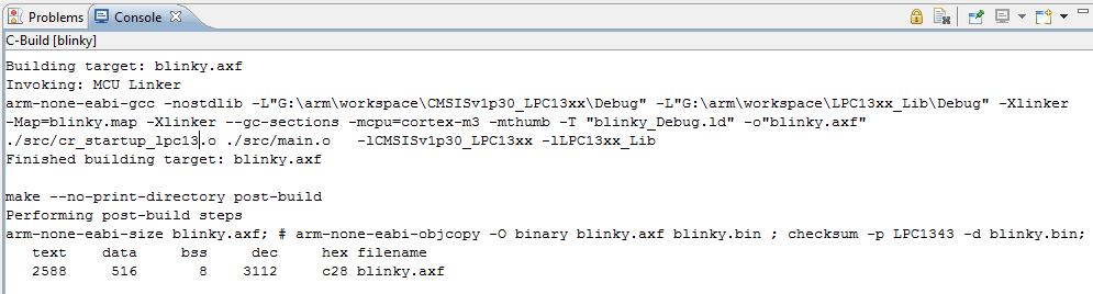Результат сборки проекта с использованием библиотеки